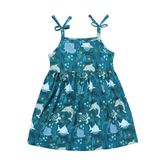 Ocean Friends Viscose Bamboo Twirl Sundress | Emerson and Friends