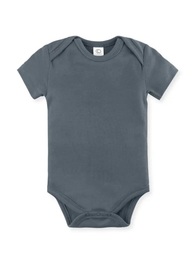 Short Sleeve Bodysuit | Harbor | Colored Organics