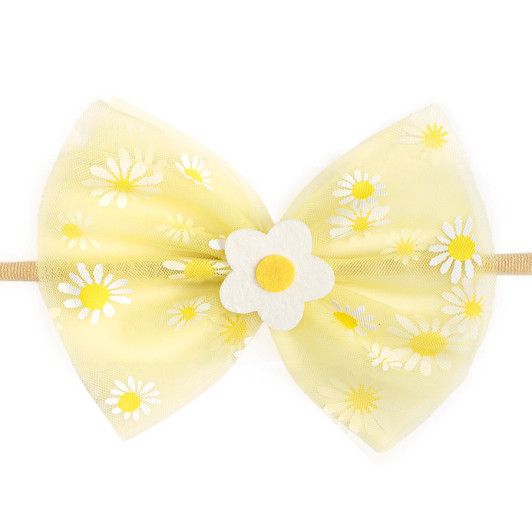  Daisy Bow Baby Headband | Sweet Wink