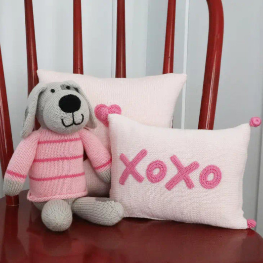 Valentine Puppy | Pink | Melange Collection