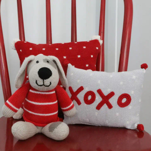 Valentine Puppy | Red | Melange Collection