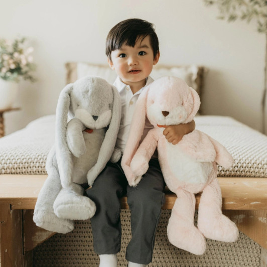 Big 20" Floppy Nibble Bunny – Pink