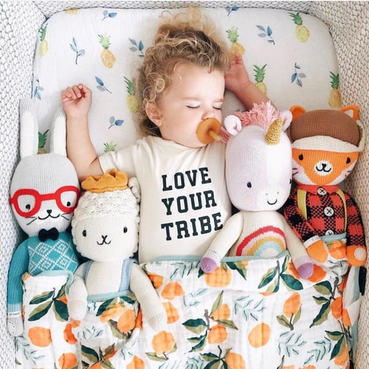 Love Your Tribe | Organic Cotton Bodysuit | Tenth & Pine