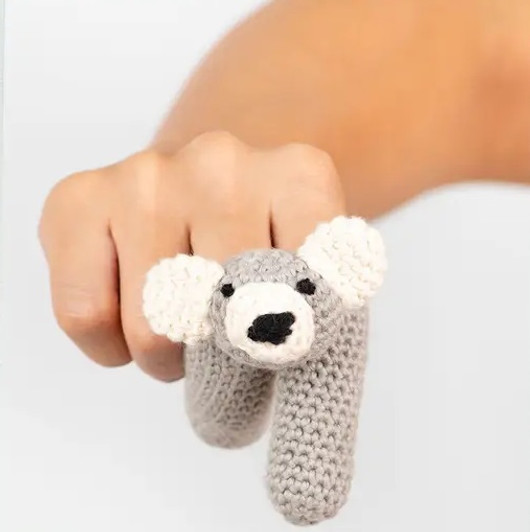 Two Finger Koala Puppets  Cuddoll