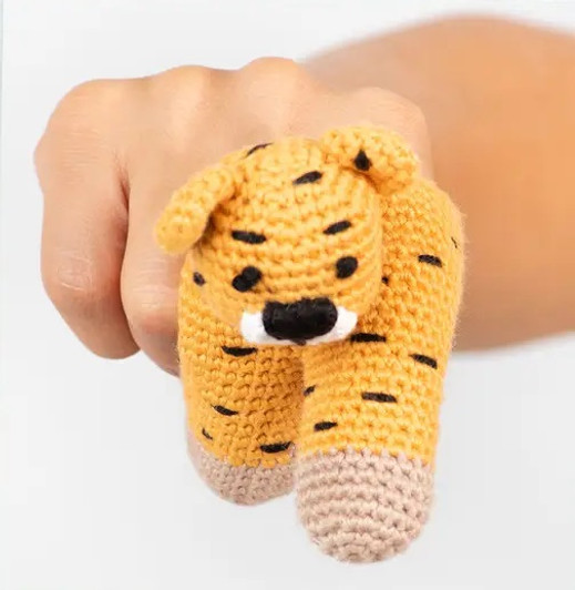 Two Finger Cheetah Puppets | Cuddoll