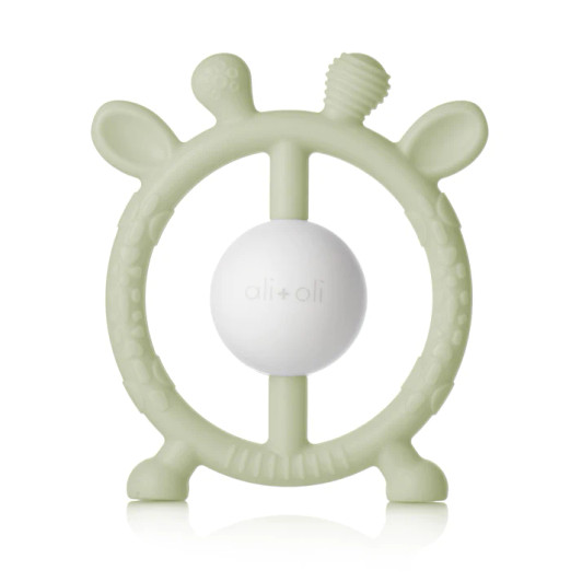 Giraffe Teether and Rattle | Sage| Ali Oli