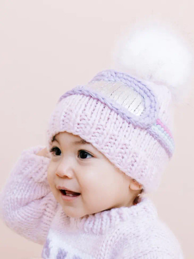  Ski Goggles Beanie | Baby Pink | The Blueberry Hill