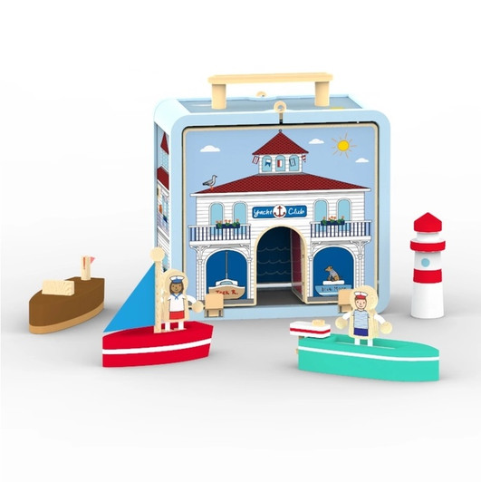 Suitcase Series | Yacht Club | Jack Rabbit Creations