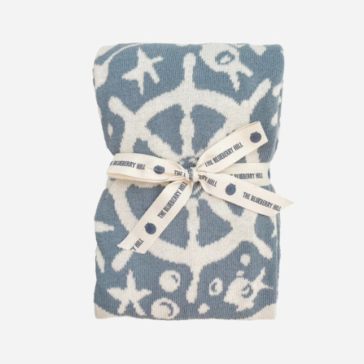 Organic Cotton Blanket Nautical 