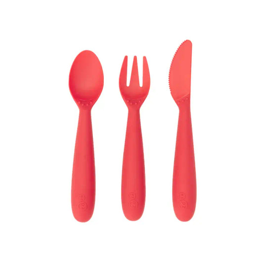 Happy Utensils | Coral | ezpz