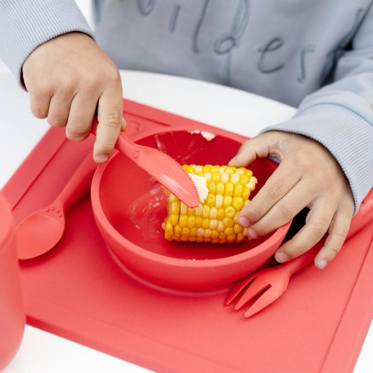 Happy Utensils | Coral | ezpz