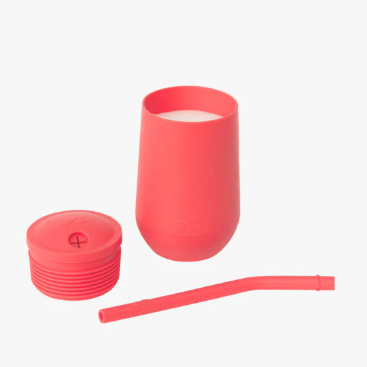 Happy Cup + Straw System | Coral | ezpz
