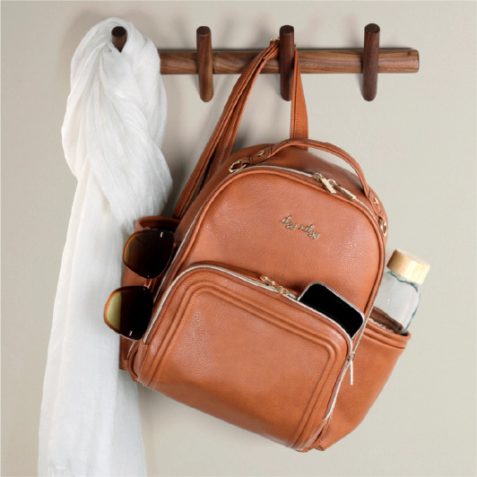  Itzy Mini Plus | Diaper Bag - Cognac| Itzy Ritzy