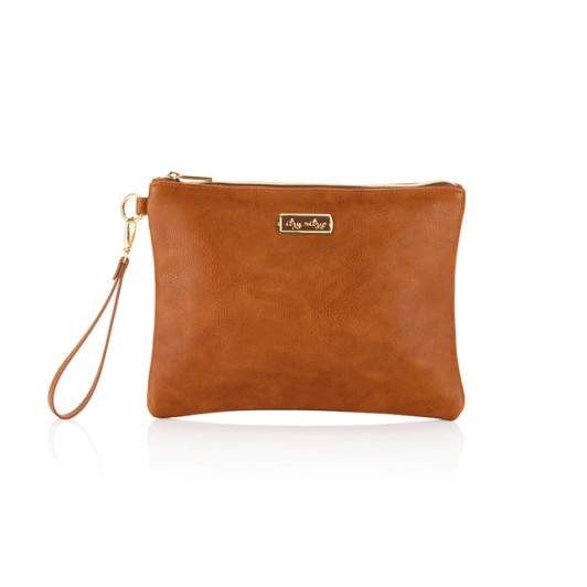 Boss Changing Clutch |With Portable Changing Pad | Cognac | Itzy Ritzy