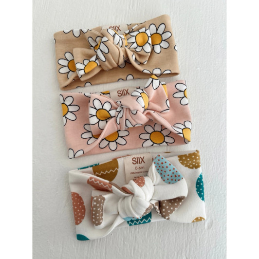  Daisy Pop Biscotti | Organic Bow | Siix Collection