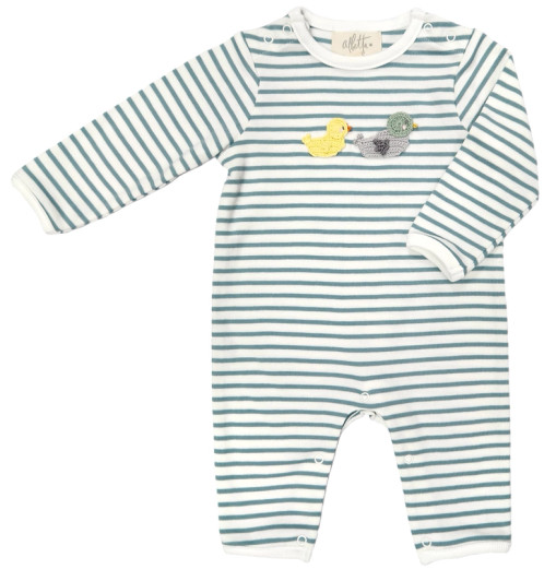 Crochet Baby and Daddy Duck Romper Babygro | Albetta