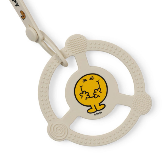  Silicone Teether Ring | Mr. Happy | JuJuBe