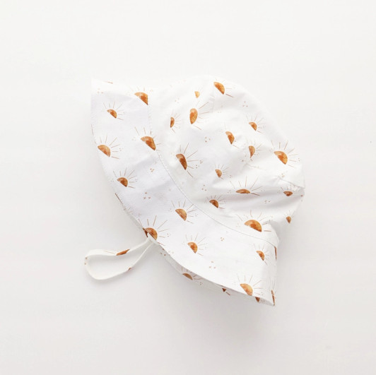 Sunshine Bucket Hat UPF 50+ with Adjustable Breakaway Strap | Huggalugs