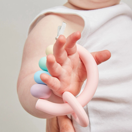 Rainbow Sherbert Arch Teether | January Moon