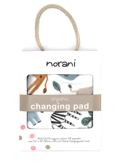 Organic Changing Pad Cover | Safari | Norani