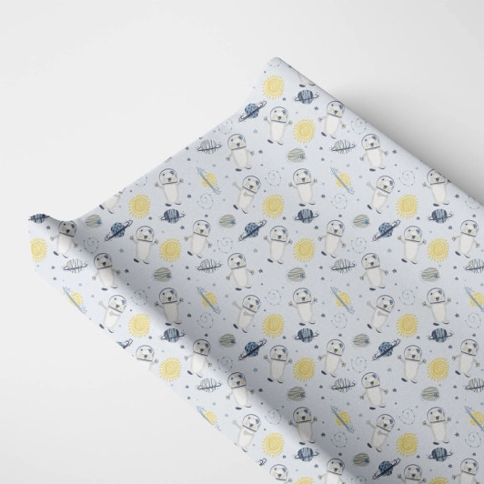 Organic Changing Pad Cover | Space Bears | Norani