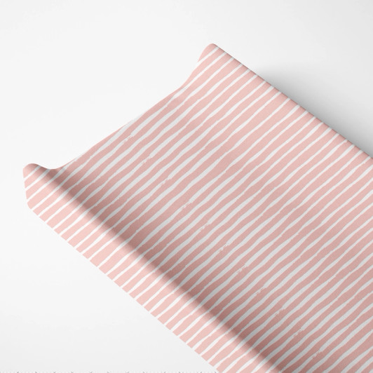 Organic Changing Pad Cover | Pink Stripes | Norani
