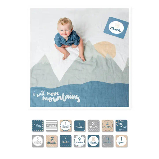 I Will Move Mountains - Milestone Blanket | Lulujo
