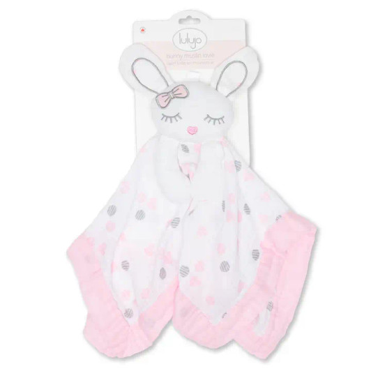 Pink Bunny Lovey | Lulujo