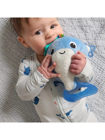 Whale Zippered Footie | Bamboo Little