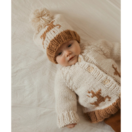 Oh Deer Cardigan Sweater | Huggalugs