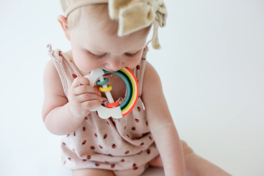 Little Rainbow | Rainbow Teether Toy | Lucy Darling