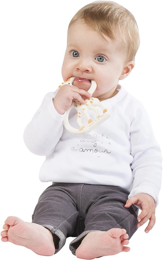 Looking for the perfect gift? A sophie the giraffe teething ring is an excellent choice for baby showers or as a thoughtful present for new parents.