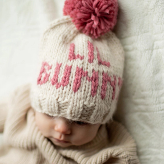 Lil Bunny Pink Beanie Hat | Huggalugs
