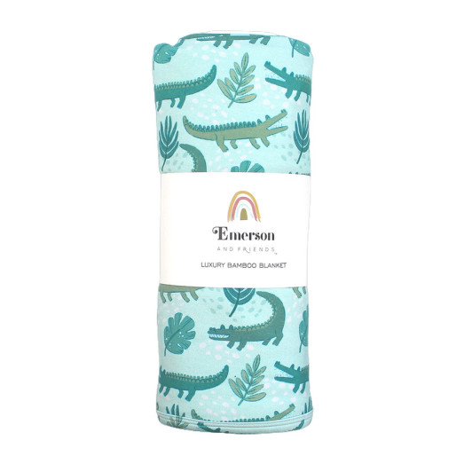 Gator Luxury Bamboo Blanket | Emerson and Friends