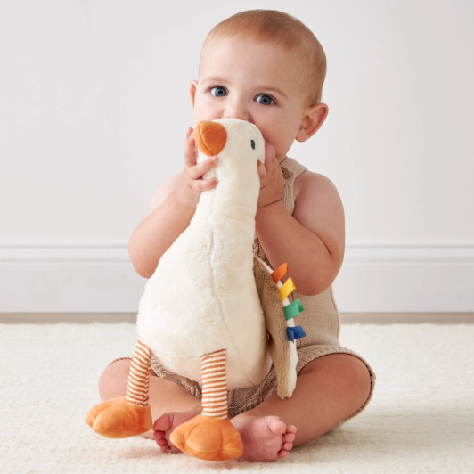 Sweetie Snuggles Plush | Gracie the Goose | Itzy Ritzy