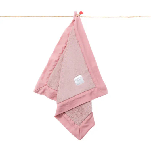 Dusty Rose Plush Security Blanket | Bamboo Little