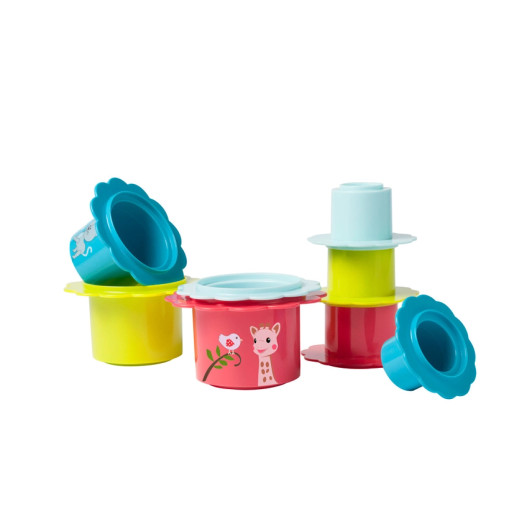 This delightful stacking toy is designed to stimulate your baby's senses and encourage fine motor skill development.