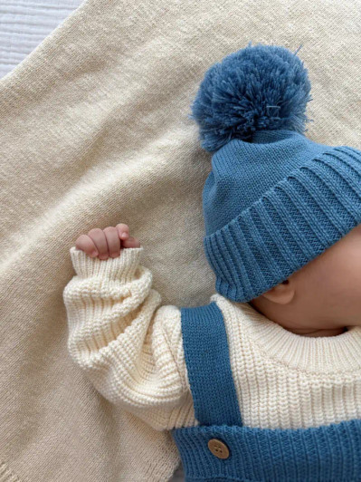 Luna + Luca French Cream Classic Baby Blanket