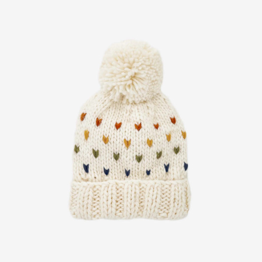 Introducing the Sawyer Hat in a delicate Blush hue from The Blueberry Hill. This charming pom beanie is a must-have accessory.