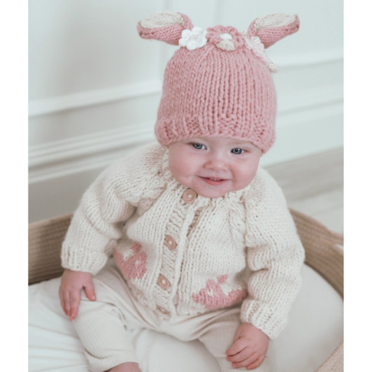 This charming bunny hat beanie is the perfect accessory for your baby or child. Crafted with soft, high-quality materials.