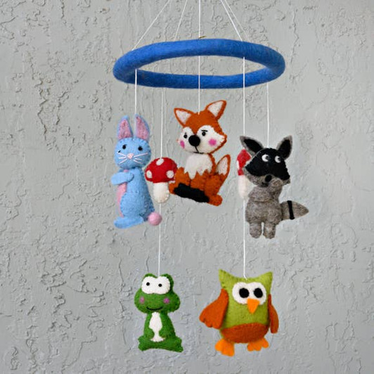 Forest Creature Mobile | Baby Crib Mobile