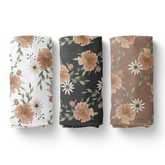 Swaddle Peony Blooms | Clay | Mini Scout