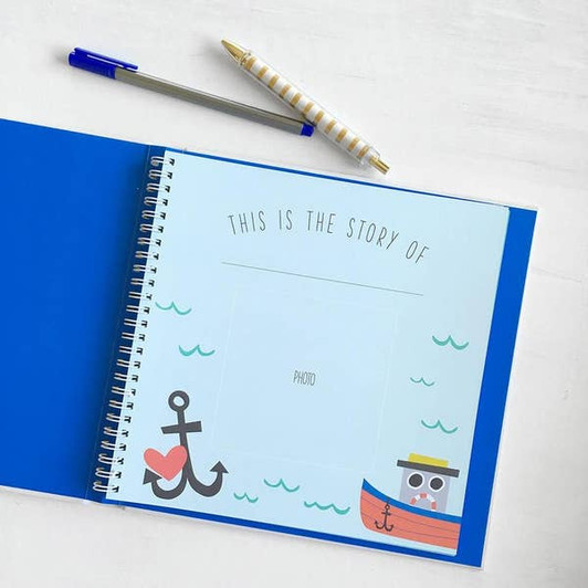 Little Captain Memory Baby Book | Lucy Darling 