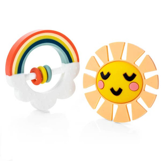 Little Rainbow Teether Toy Set | Lucy Darling Little Rainbow Teether Toy Set | Lucy Darling