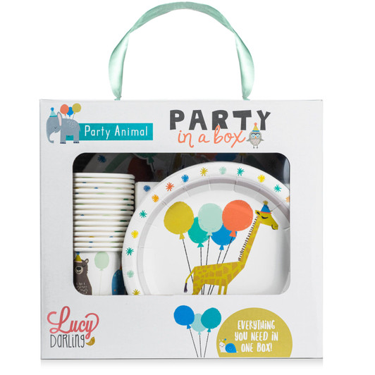 Party Animal | Birthday Party Supplies in a Box | Lucy Darling