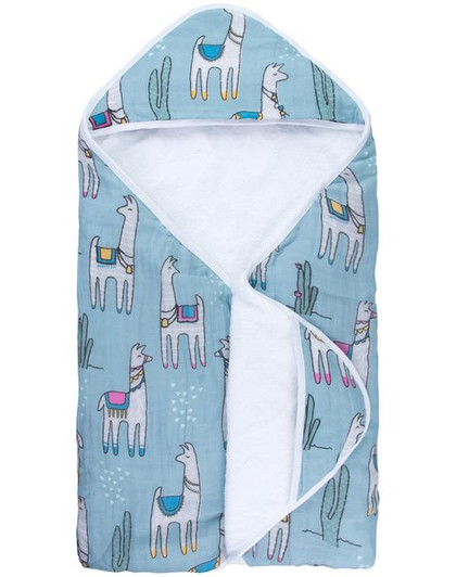 llama baby towel