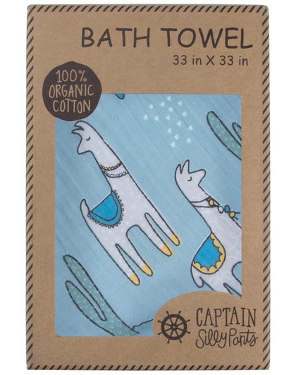 Llama Llama Hooded Bath Towel | Captain Silly Pants