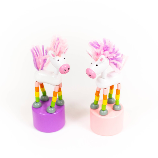 Unicorn Push Puppets | Set of 2 | Jack Rabbit Creations