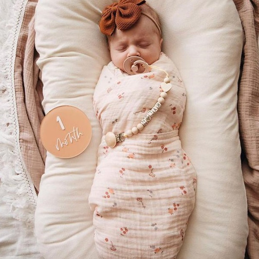 Bloom Muslin Swaddle by Brixton Phoenix