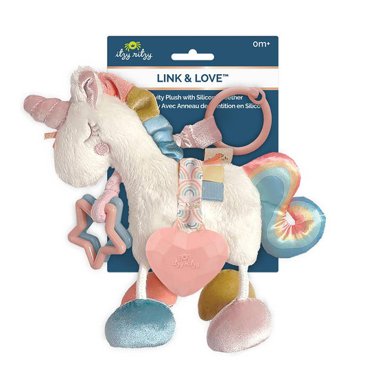  Link & Love Teething Activity Toy | Unicorn | Itzy Ritzy